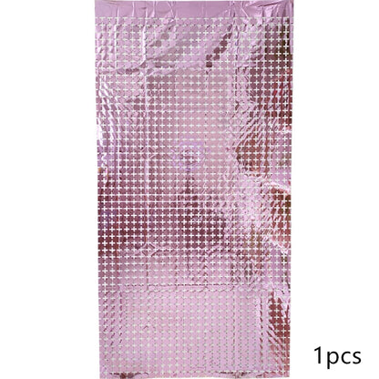 Balloon curtain gold bright 2M X 1M