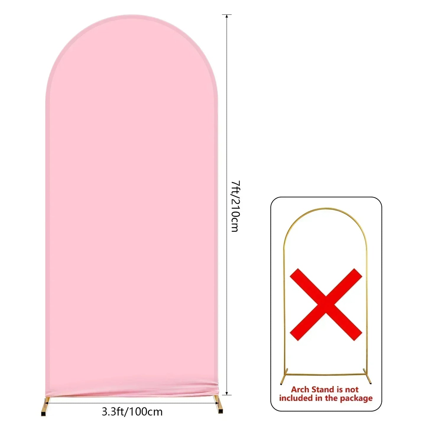 2-Sided baby shower covers arch
