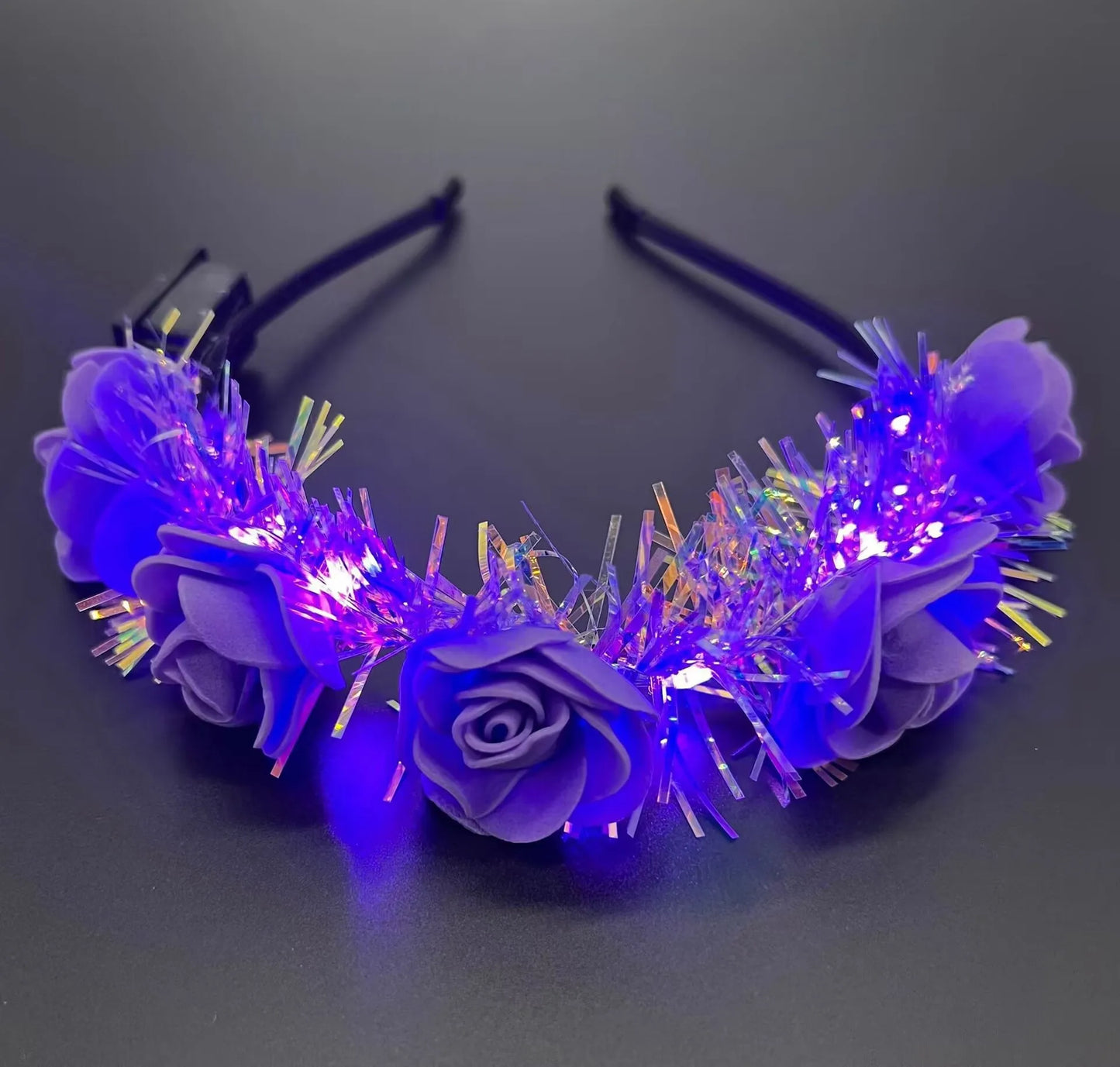 LED Light Flower Headband