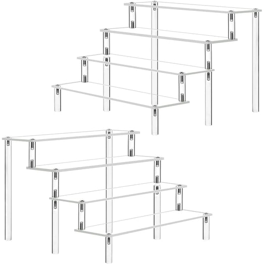 1-5 Tier Clear Acrylic Display Stand