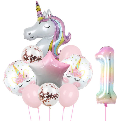 1Set Unicorn theme balloon 32inch