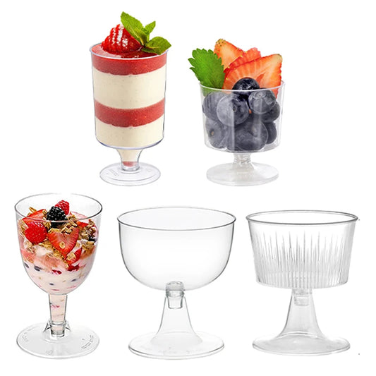 Mini disposable plastic cups 5/10pc