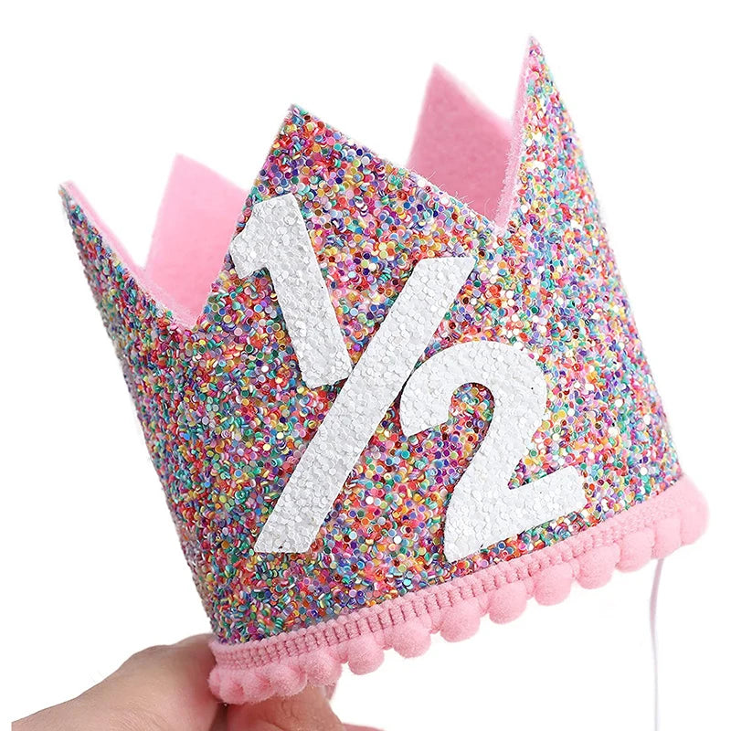 Crown hat  kids 1 2 3 Year 1st