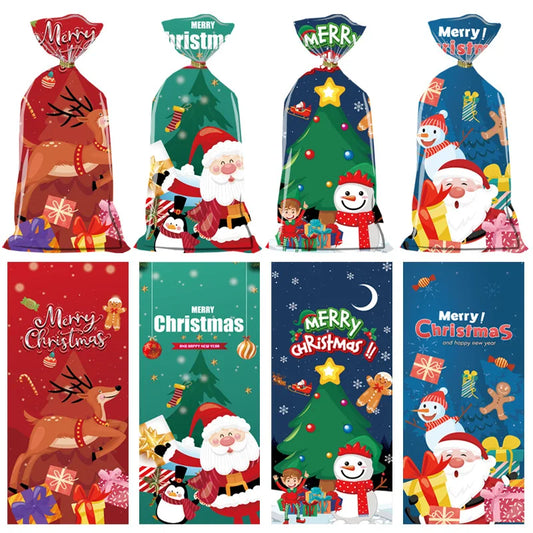 50pcs Christmas Candy Bags
