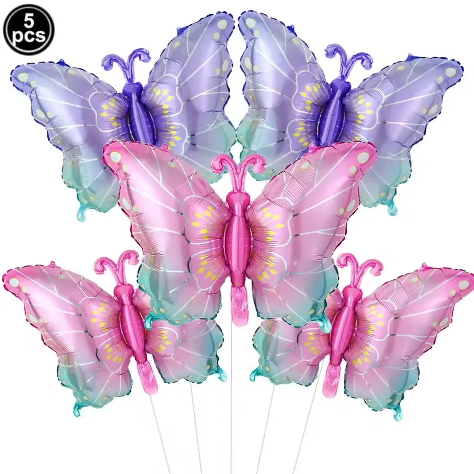 Colorful Butterfly balloons 5pcs