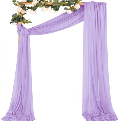 Chiffon Fabric Drapes for Wedding Arch  6/10M