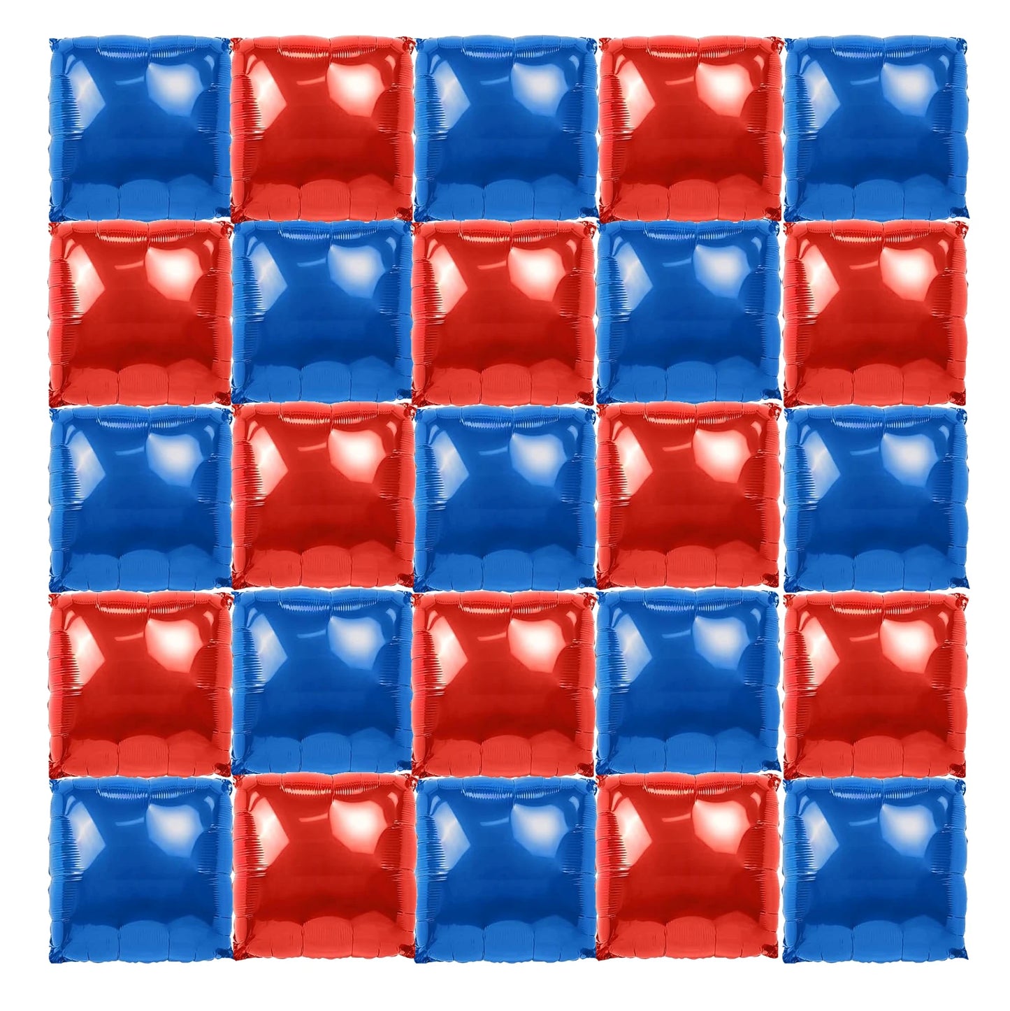 Wall square double-sided  balloons  50 pieces