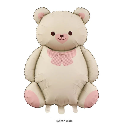 Frosted Bear Retro Love Balloon