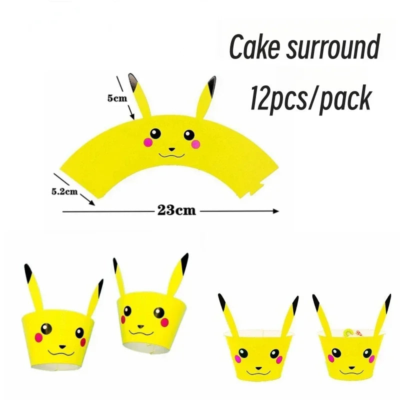 Pokemon & Pikachu  Cake Topper Decoration