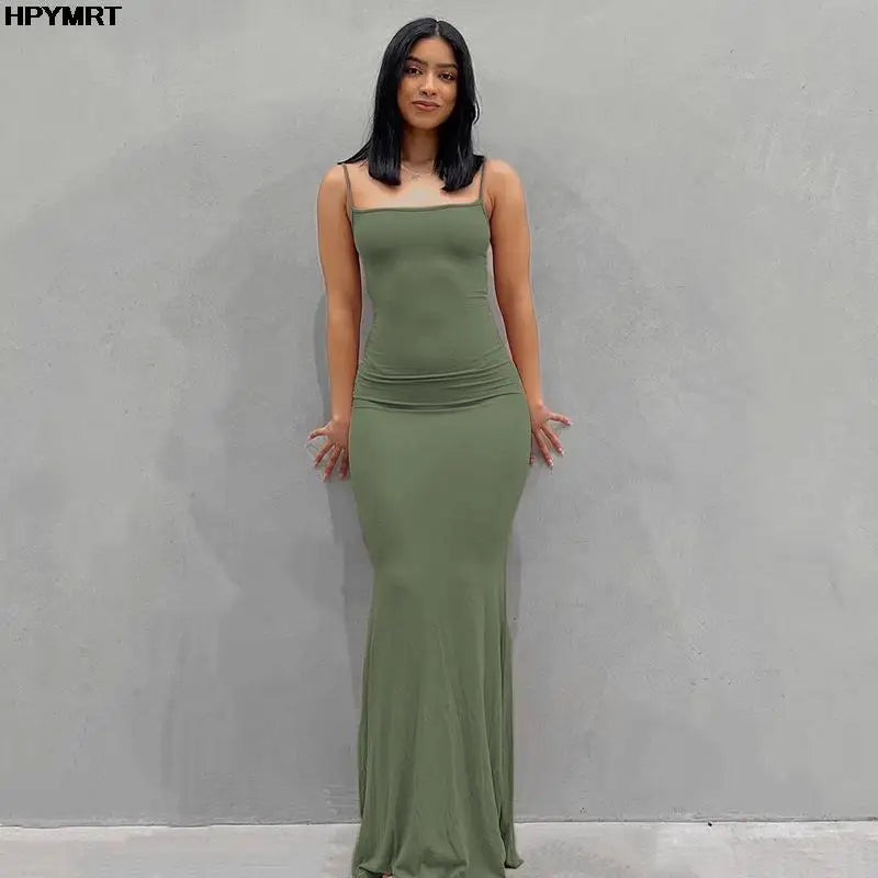 Eleana Satin Slip Maxi Dress