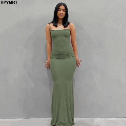 Eleana Satin Slip Maxi Dress