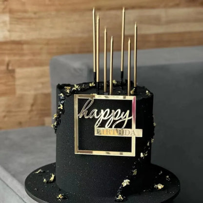 Rose,Gold simple style cake,dessert Decoration