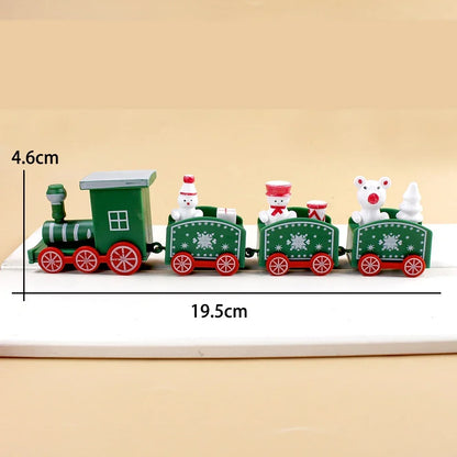 Festive Christmas Train Decoration