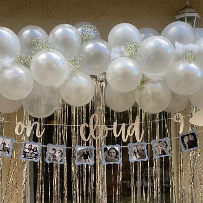White Pearl Balloons  5/10/12inch