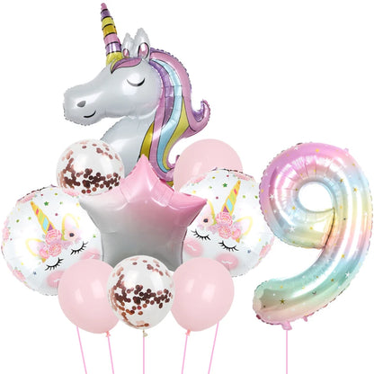 1Set Unicorn theme balloon 32inch