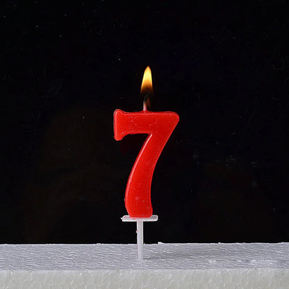 1Pcs number cake topper candles