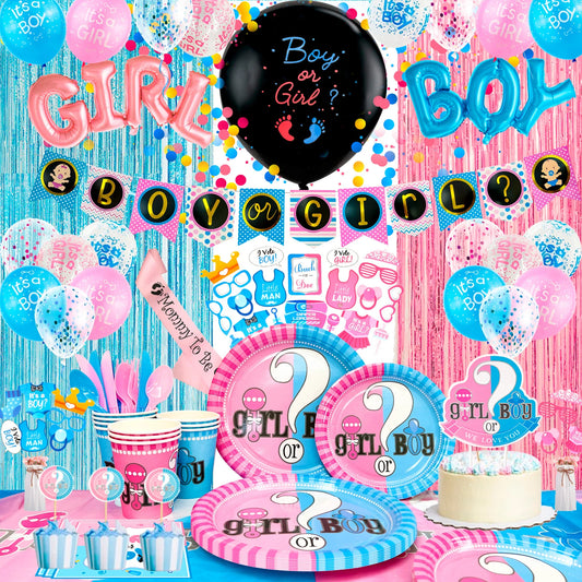 Gender Reveal  Decoration Pack 158pc