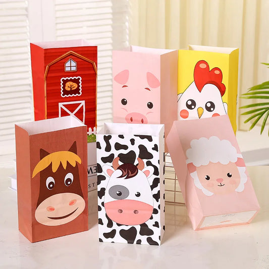 Farm Animal Paper Bag 10/20/30pcs