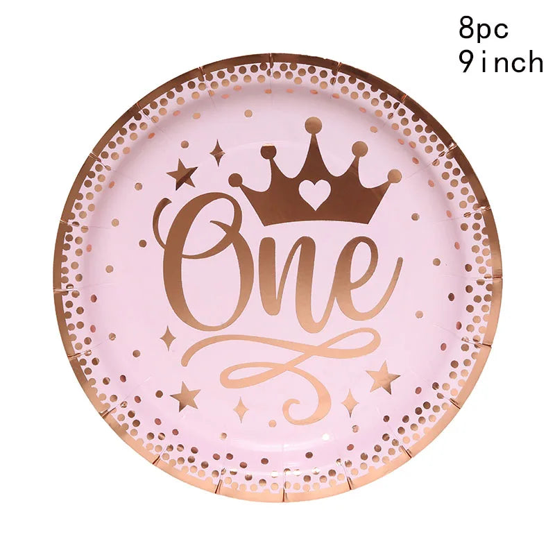 Pink One year party decoration