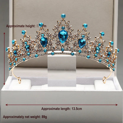Zitania bridal  pink-colour lady crown