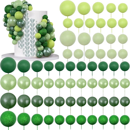 Balls cake for decoration  4 sizes /66 PCS