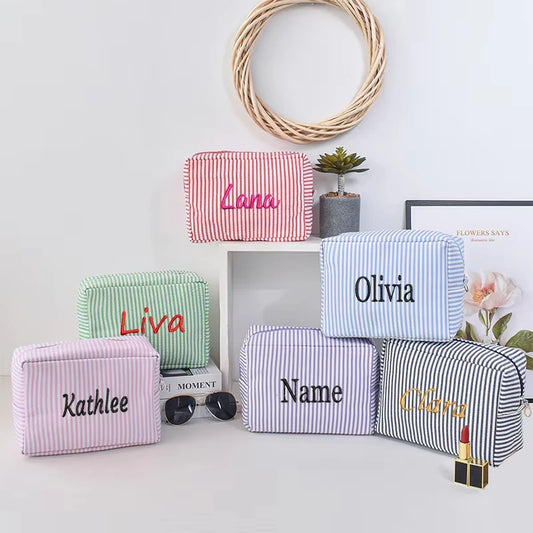 Personalized cosmetic bag toiletry