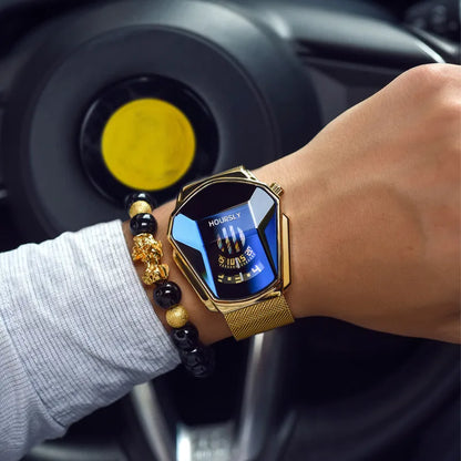 Hoursly brand technology fashion Quartz luxury watch for men