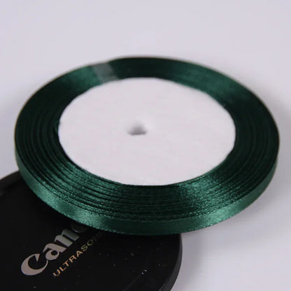 Silk Satin ribbons 22 meters/roll 6mm