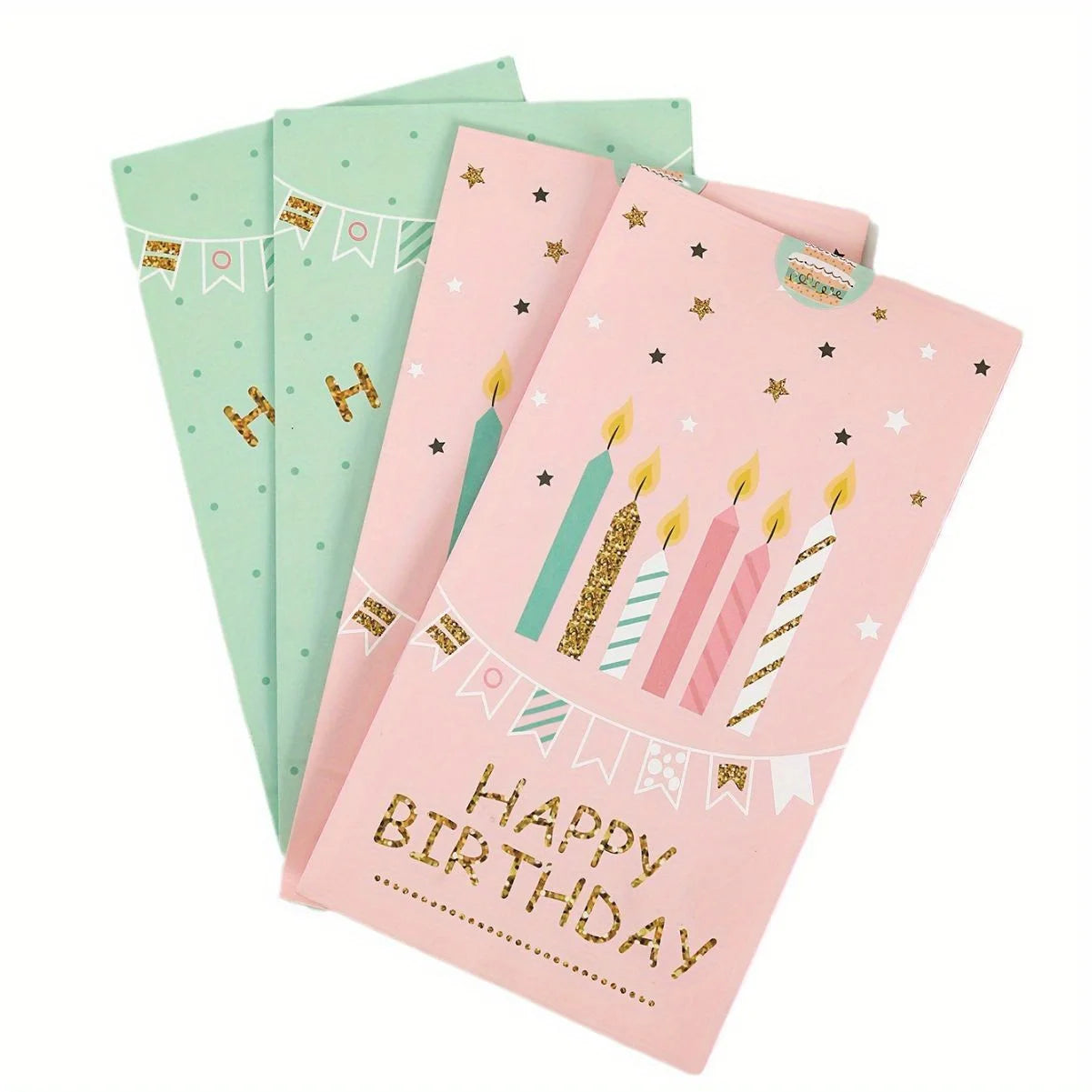 Party Gift Bags with Paper Twist Open Top 10 pcs