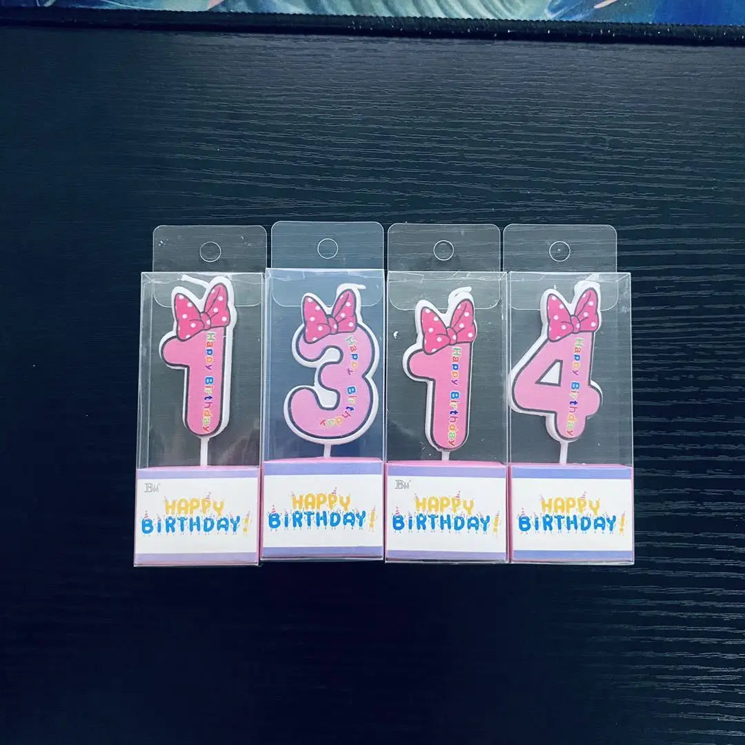 Mickey figure candles