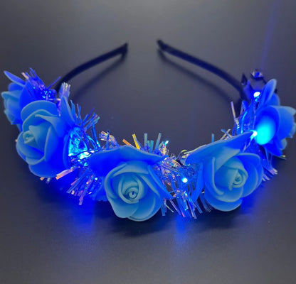 LED Light Flower Headband
