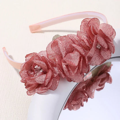 Handmade Flower Hair Hoop