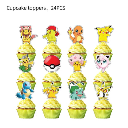 Pokemon & Pikachu  Cake Topper Decoration