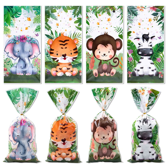 Safari Animal Bags 50pcs