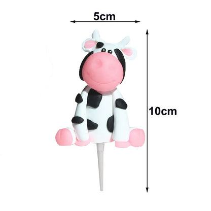 Farm animal party cake decoration 1pcs