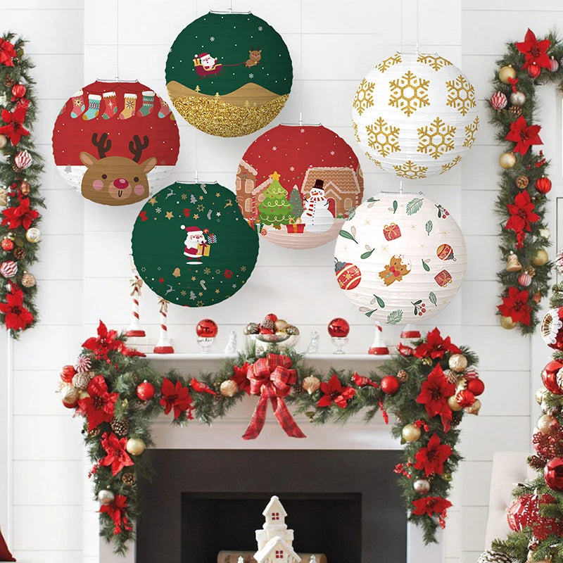 Christmas Party Paper Lanterns