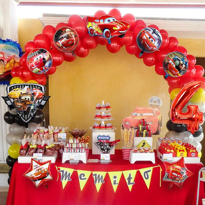 McQueen Foil Balloons Set 8 Pcs