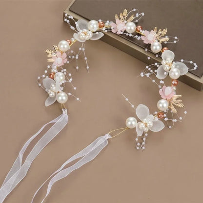 ELsa Flower Crystal Head Diadem