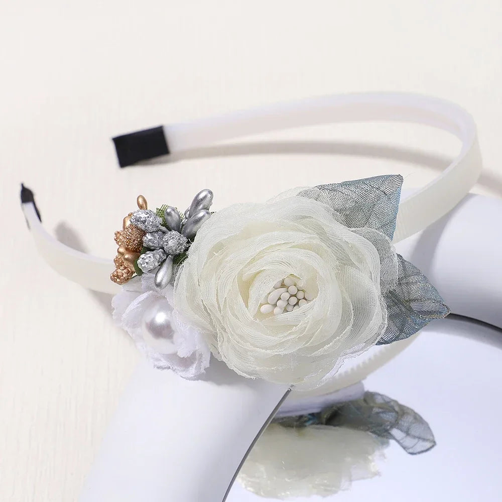Handmade Flower Hair Hoop
