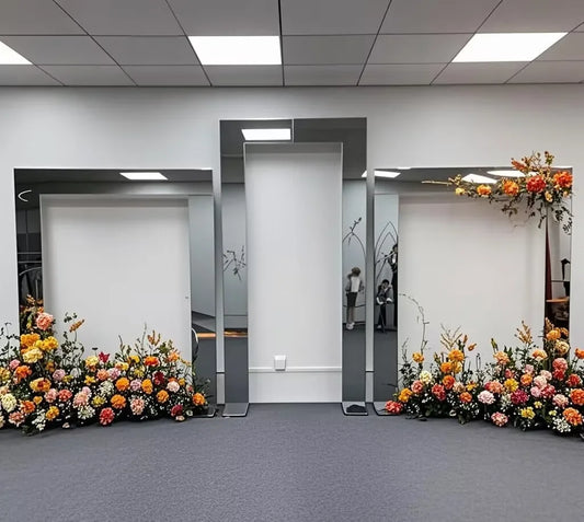 1pcs or 3pcs Shiny arch door backdrop  stand