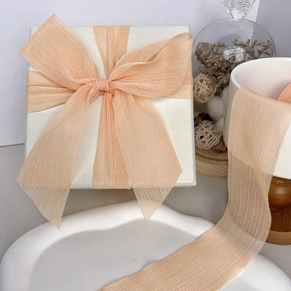 Chiffon  silk ribbon