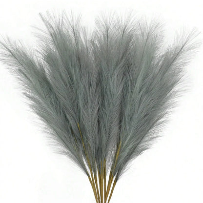 Red Artificial Pampas ,55cm/21.65in  5/10/20pcs