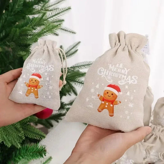30/1pcs Snowman Candy Packaging Bags