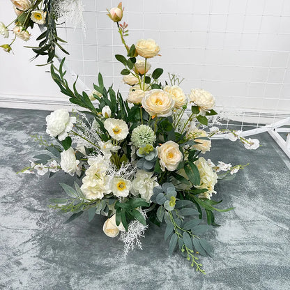 Artificial Crescent Flower Table & Arch Decoration