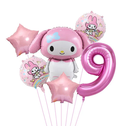 Sanrio Balloon 32 inch   6pcs
