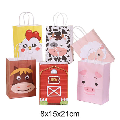 Farm Animal Paper Bag 10/20/30pcs