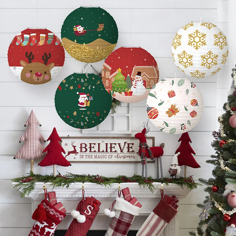 Christmas Party Paper Lanterns