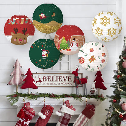 Christmas Party Paper Lanterns