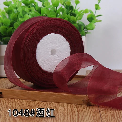 Organza ribbon 50 yards/Roll