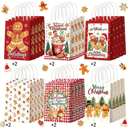 Merry Christmas Party Paper Bags
